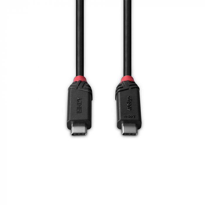 Cablu Lindy 1m Type C Male Black Line [4]