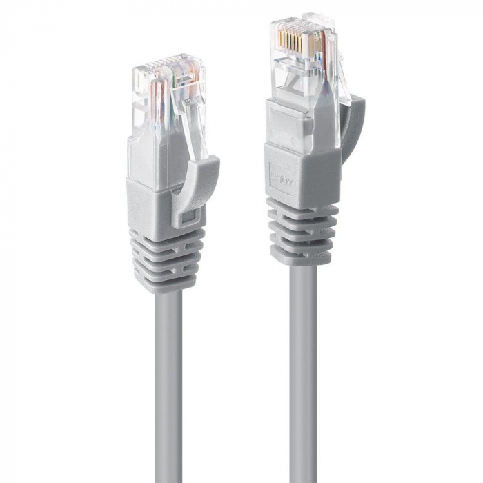 Cablu Lindy 3m Cat.6 U/UTP, Grey [1]