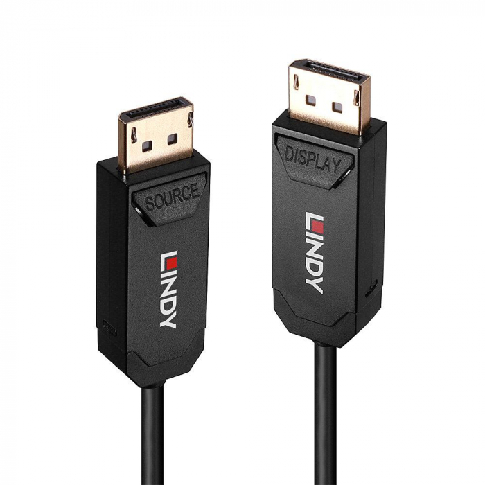 Cablu Lindy 50m DisplayPor, fibra optica [3]