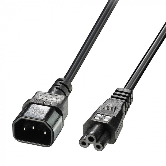 Cablu Lindy USB C 2 x 90Â° 1m negru [4]