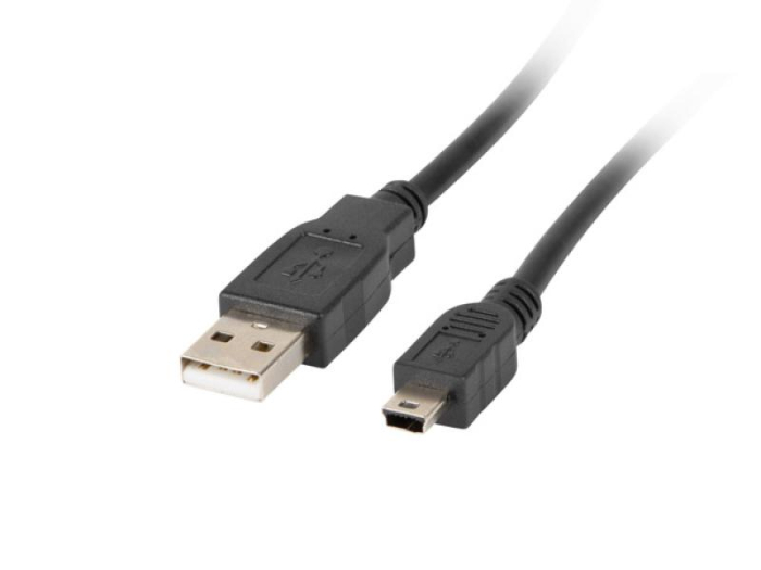 Cablu USB Mini(M)  USB-A(M) 2.0 1,8 m ng [1]