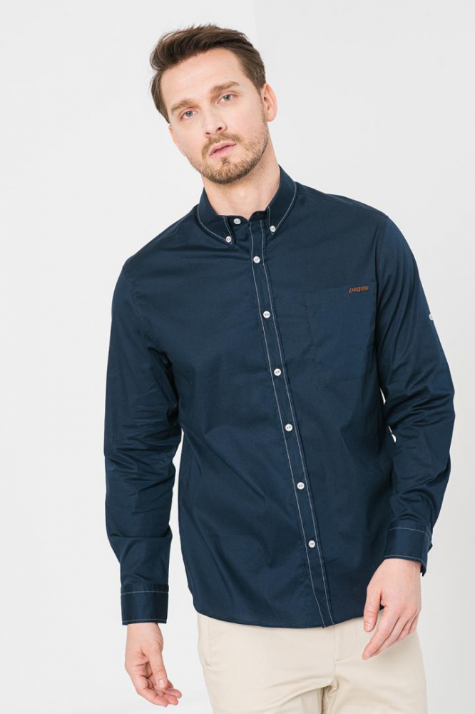 CAMASA CASUAL BARBATI DARK NAVY L [1]