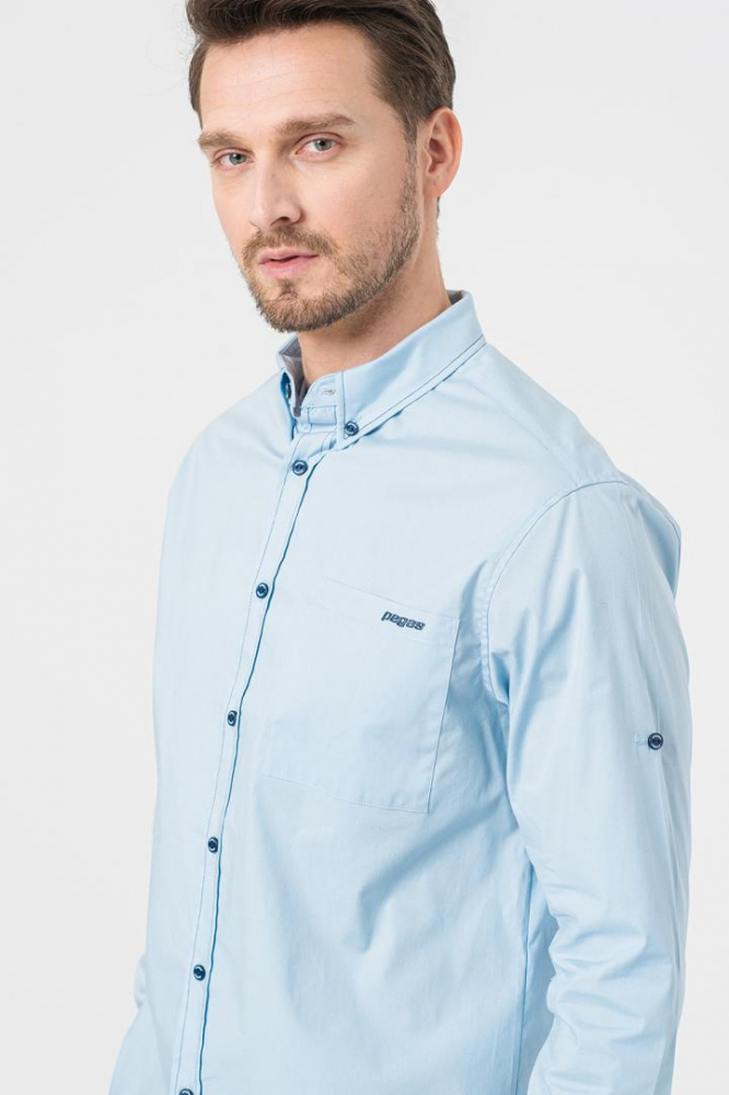 CAMASA CASUAL BARBATI LIGHT BLUE L [4]