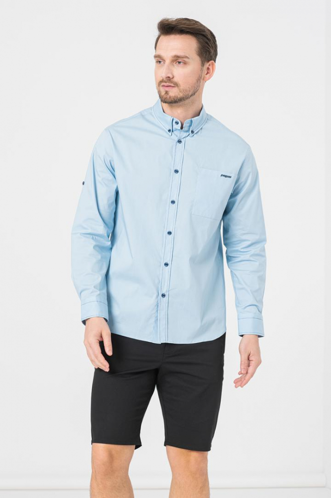 CAMASA CASUAL BARBATI LIGHT BLUE XXL [1]