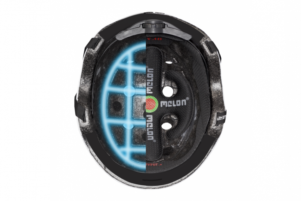 CASCA MELON SCRIBBLE M-L 52-58CM ALB [3]