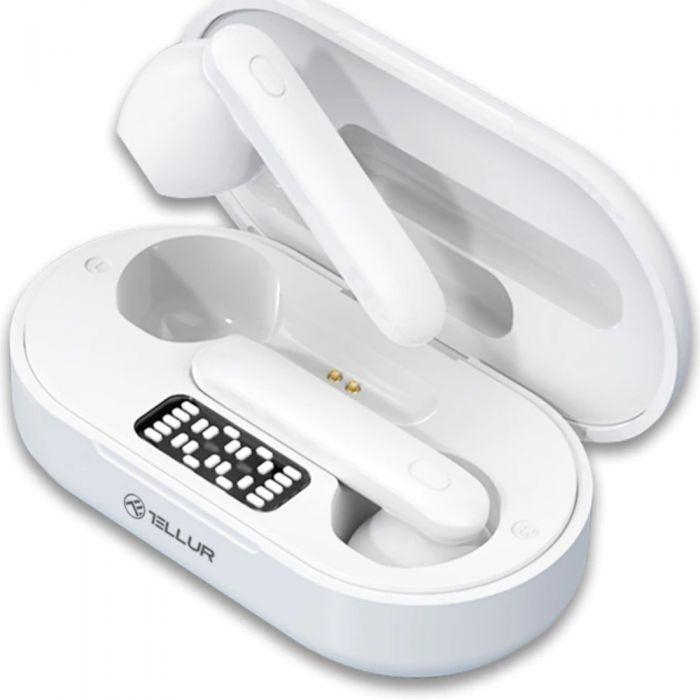 Casti Bluetooth Tellur Flip TWS, alb [1]