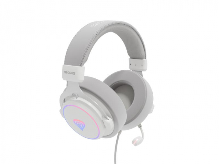 Casti cu fir Genesis Neon 764 alb [4]