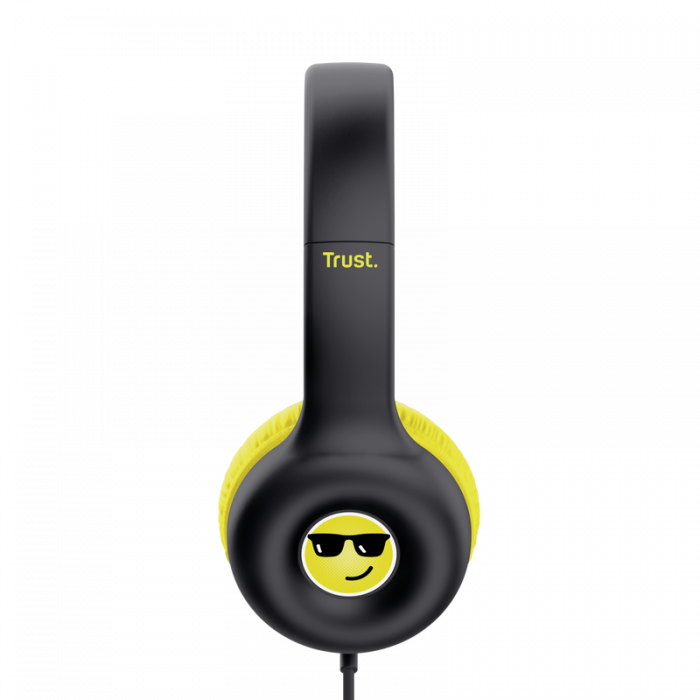Casti Trust Nouna cu fir kids, negru [4]