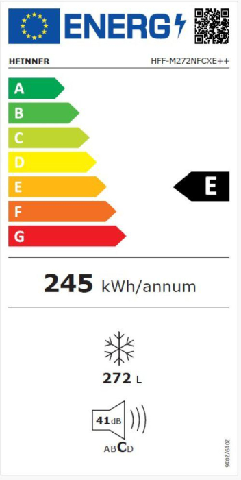 CONGELATOR HEINNER HFF-M272NFCXE++ [3]