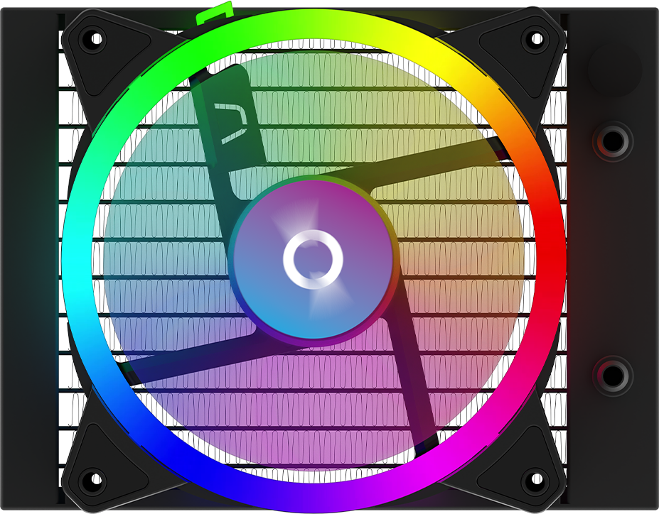 CPU Cooler Aquarius 120 AIO Black ARGB [6]