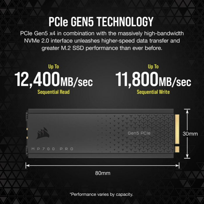 CR SSD MP700 PRO 1TB M.2 NVMe PCIe 5 AIR [16]