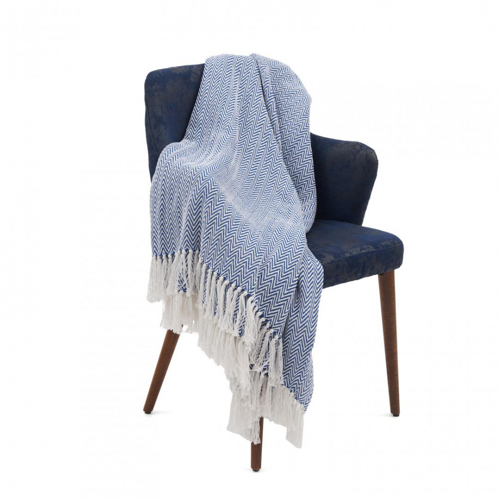 CUVERTURA PLED 160X200 CM ZIG BLUE [1]
