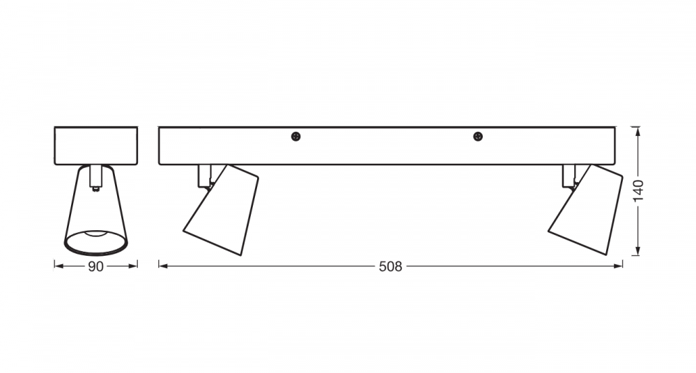 DECOR SP NEPTUNE 508MM 20W SEL BK LEDV [3]