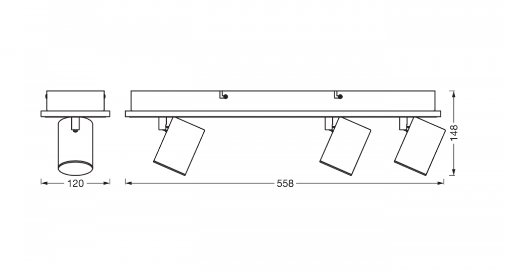 DECOR SPOT MARS 558MM 41W SEL WT LEDV [3]