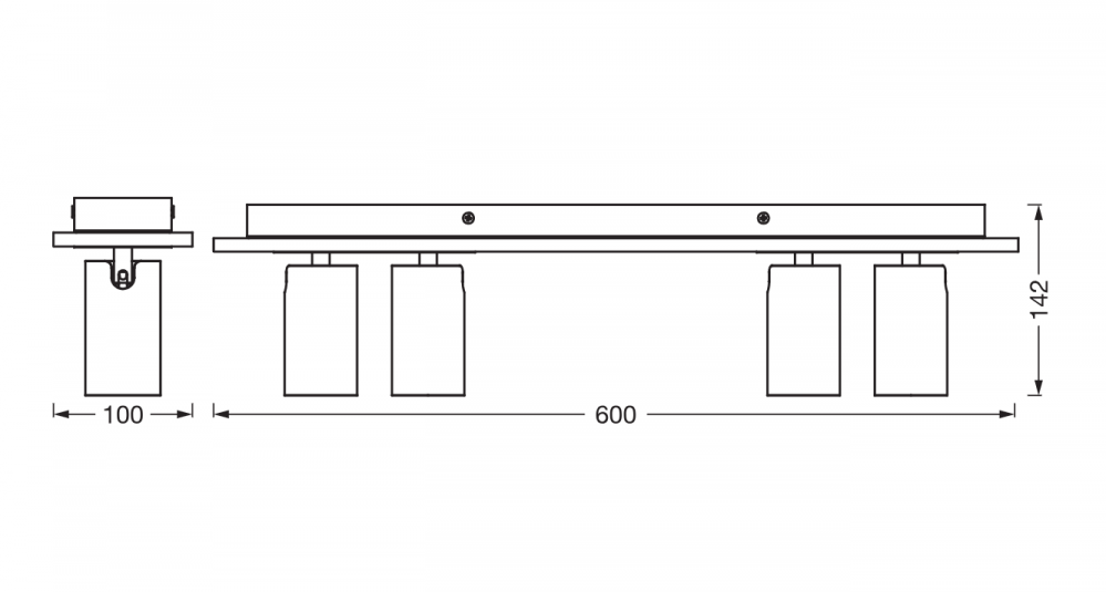 DECOR SPOT MERCURY 4X3.4W927GU10 WTLEDV [3]