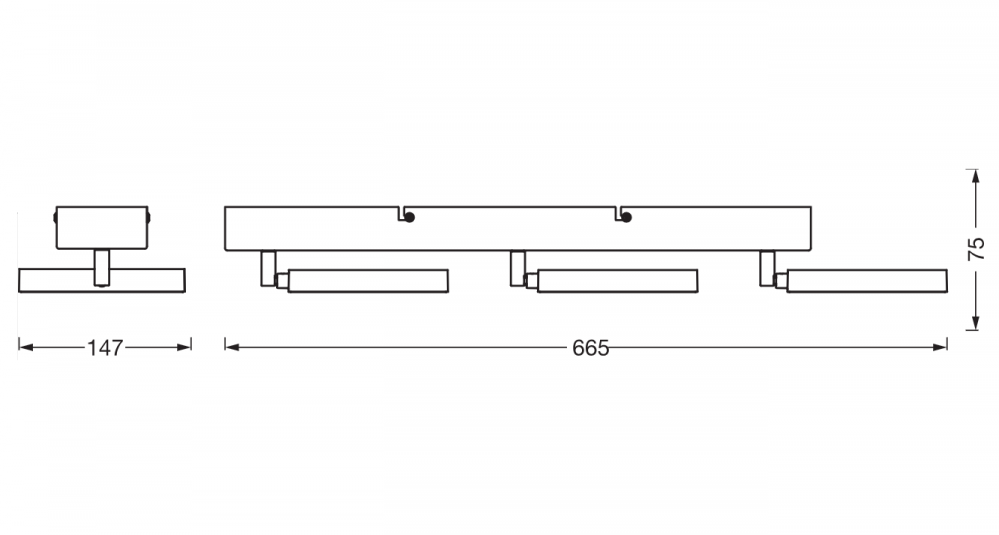 DECOR SPOT SATURN W 666MM 29W CCTWTLEDV [3]