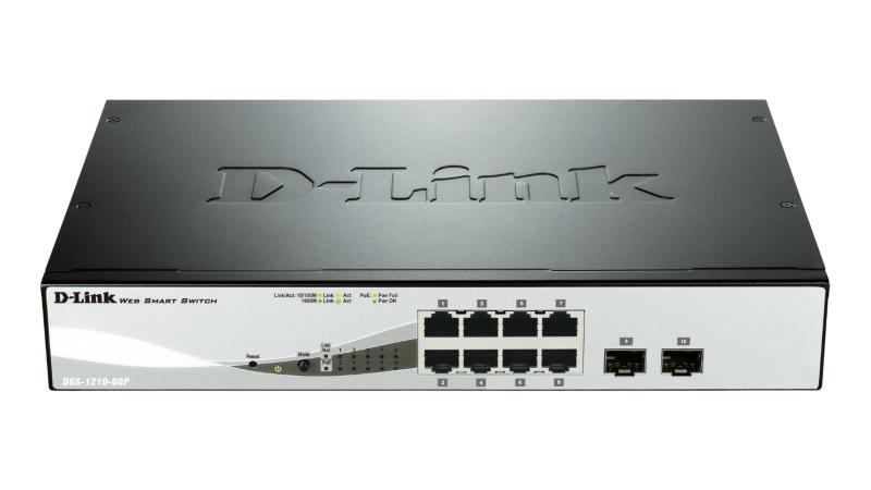 DLINK SW 6P-GB POE 2CMB SMART RM [1]
