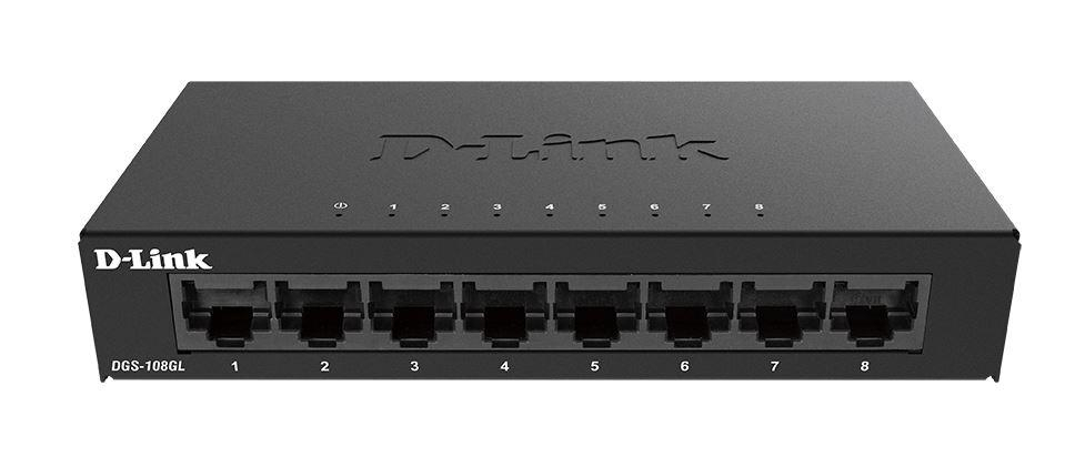 DLINK SW 8P-GB UNMNGD DESK METAL GL [1]