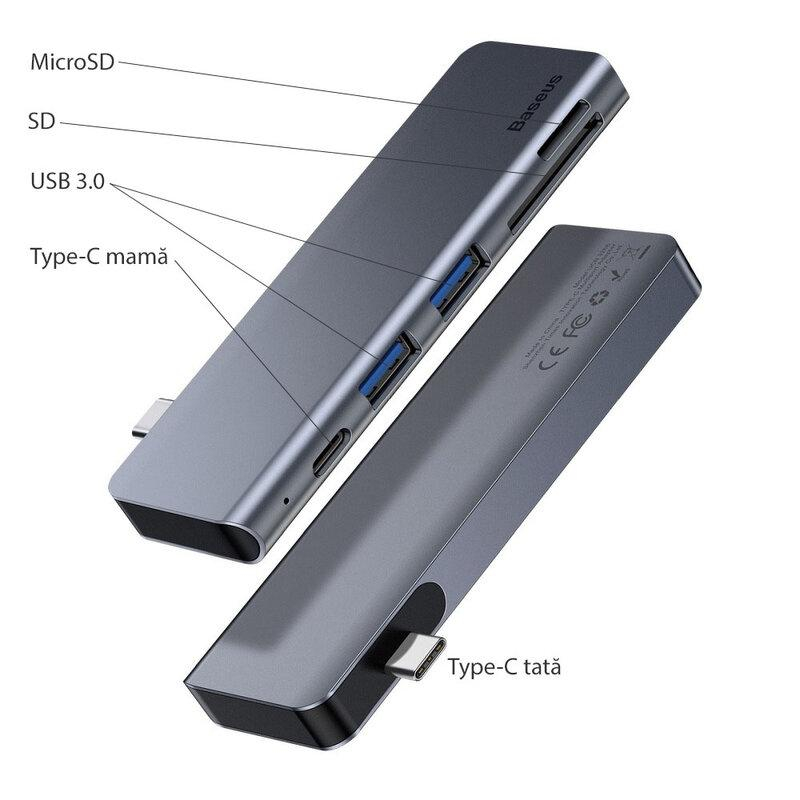 Docking Station Baseus USB-C la USB 3.0 [4]