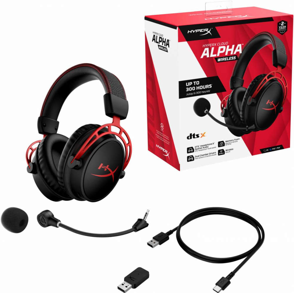 HP HEADPHONES HYPERX CLOUD ALPHAS WR [2]