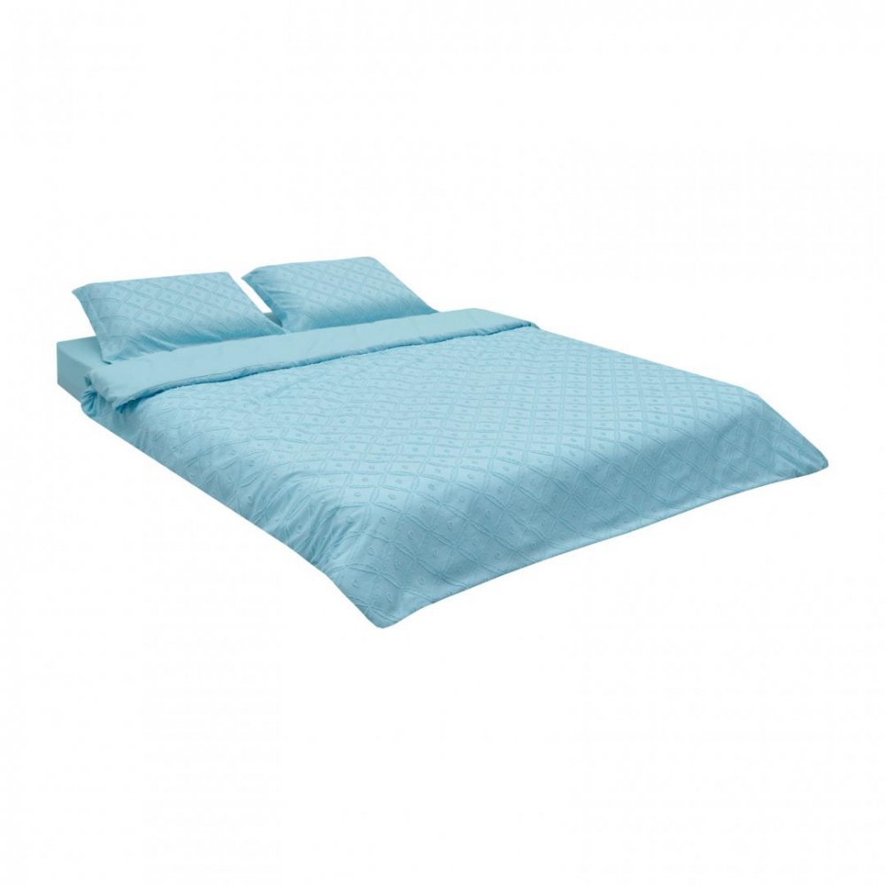 LENJERIE PAT KS CU BRODERIE TUFFATA BLUE [3]
