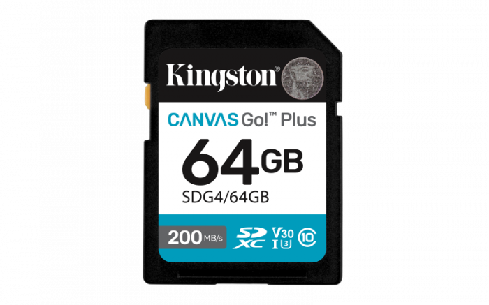 MICROSD KS 64GB CL10 UHS-I CANVAS GO PLS [1]