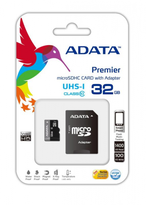 MICROSDHC 32GB CL10 ADATA W/A [2]
