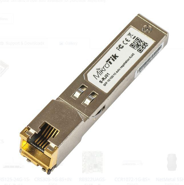 MIKROTIK S-RJ01 COPPER RJ45 SFP MODULE [1]