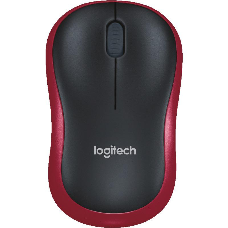 Mouse Logitech M185 WS 1000 DPI, rosu [2]