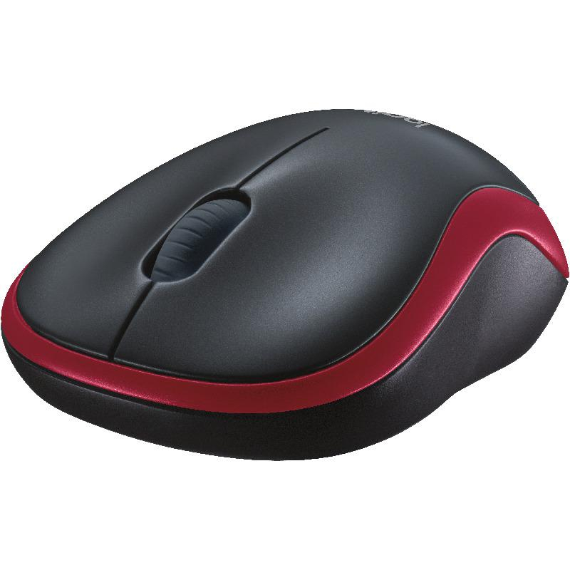 Mouse Logitech M185 WS 1000 DPI, rosu [3]