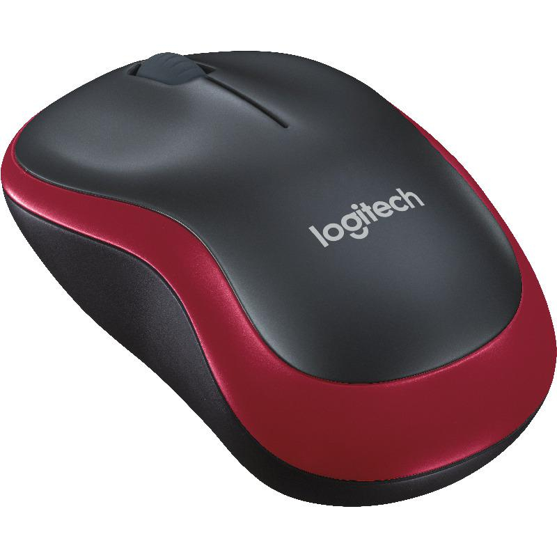 Mouse Logitech M185 WS 1000 DPI, rosu [4]