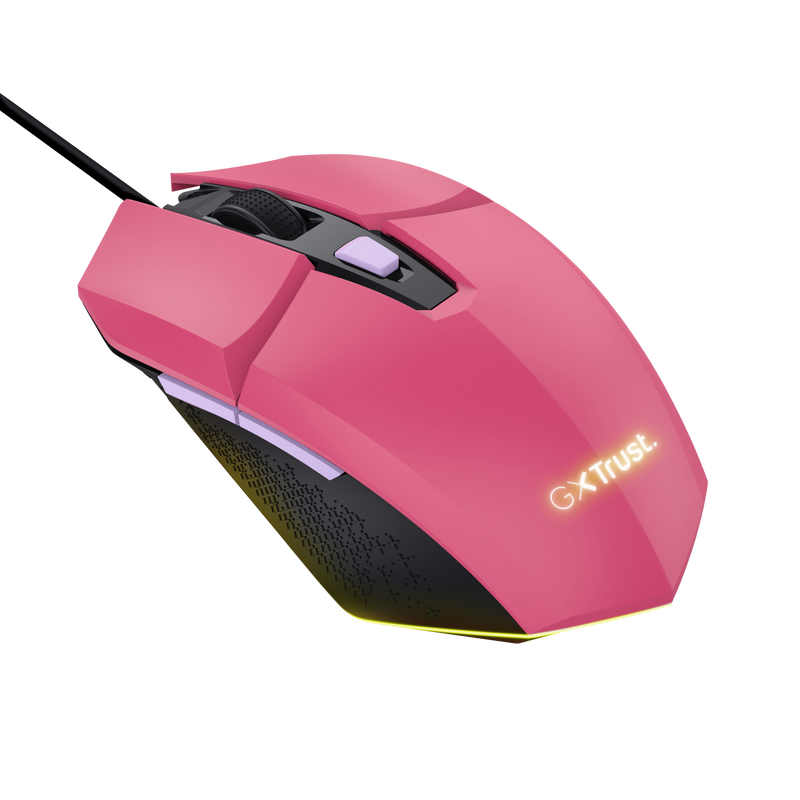 Mouse Trust GXT109P FELOX 6400 DPI, roz [4]