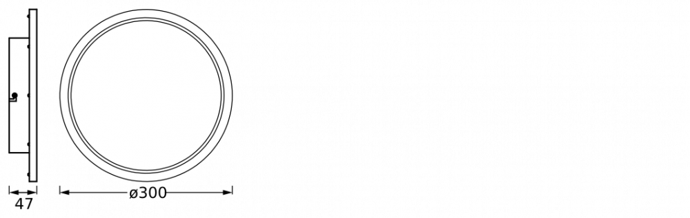 ORBIS DISC 30CM 18W CLICKCCT IP44CHLEDV [3]