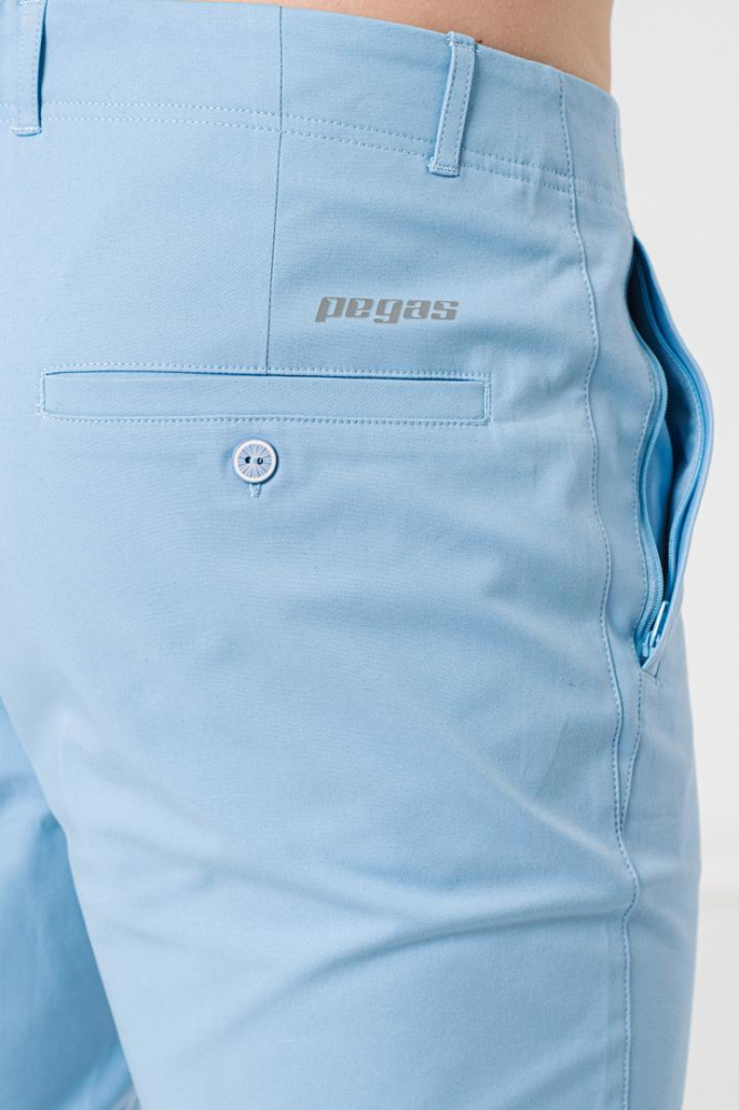 PANTALONI SCURT CASUAL BARBATI BLUE XL [6]