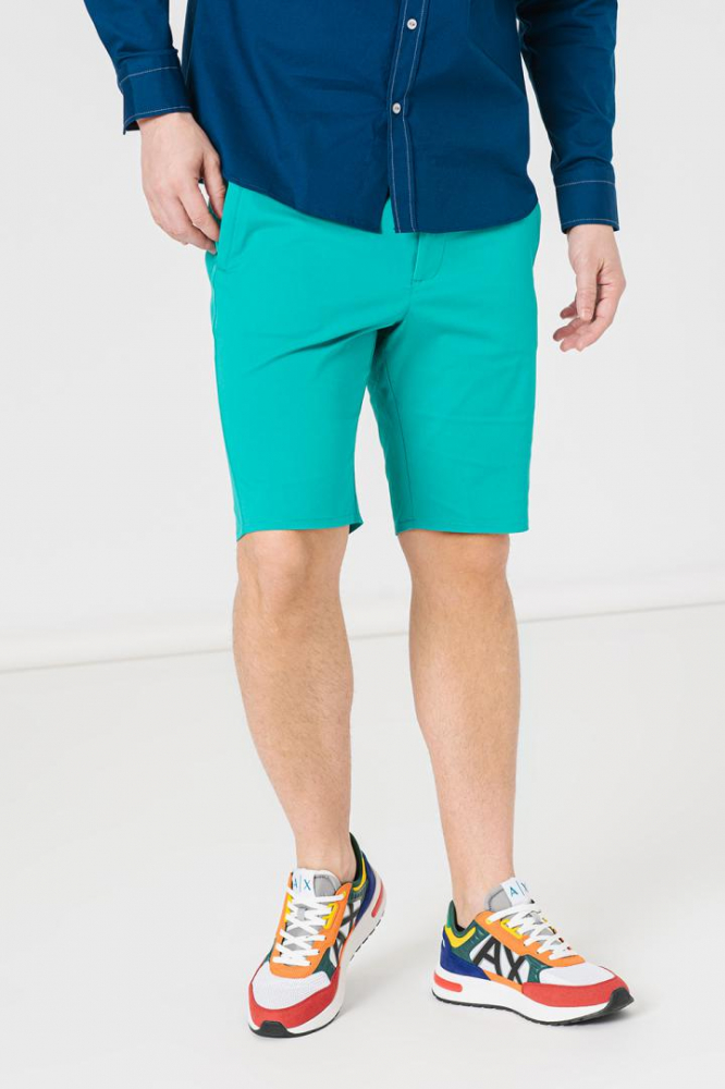 PANTALONI SCURT CASUAL BARBATI GREEN XL [1]