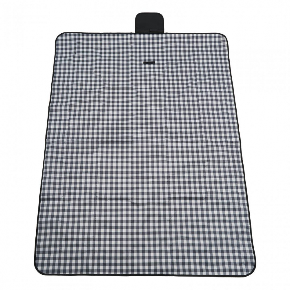PATURA PICNIC 145X200 CM CAROURI NEGRU [2]