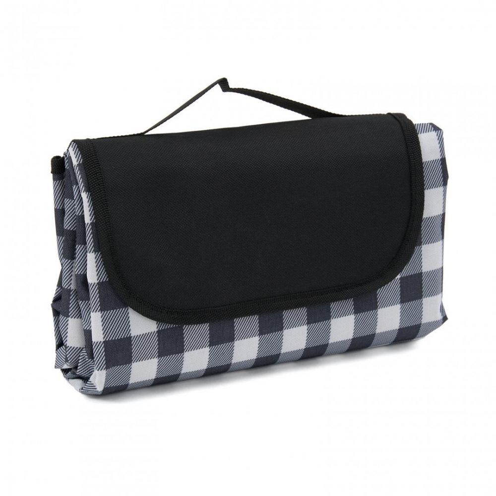 PATURA PICNIC 145X200 CM CAROURI NEGRU [1]