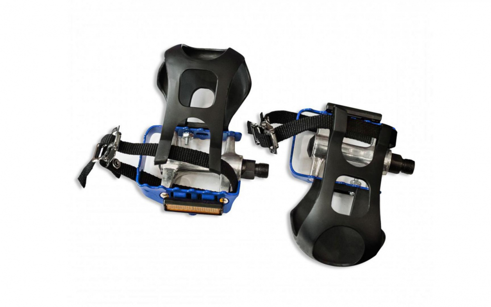 PEDALE AL CU RATRAPE 869LC, ARG/ALBASTRU [1]