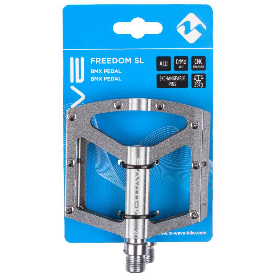 PEDALE M-WAVE FREEDOM SL, GRI TITANIUM [4]