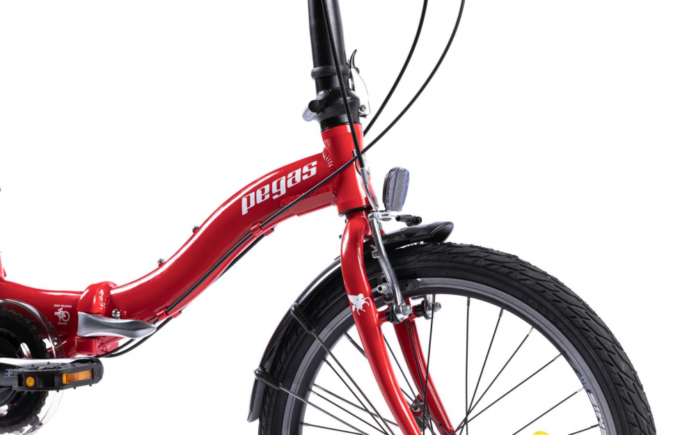 PEGAS CAMPING 20'' ALUMINIU 3S ROSU ALB [5]