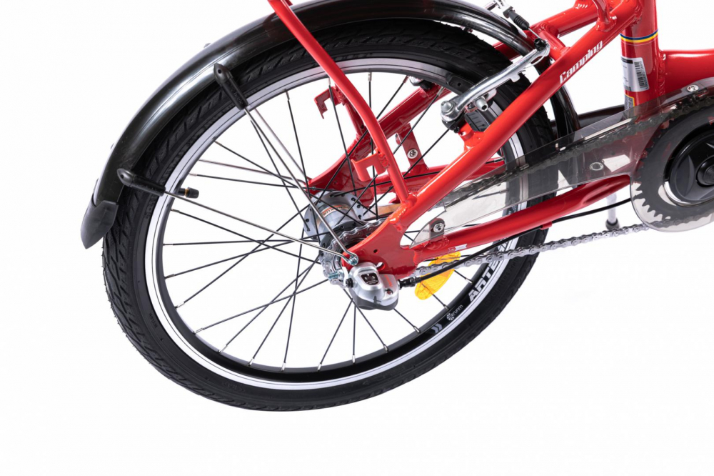PEGAS CAMPING 20'' ALUMINIU 3S ROSU ALB [7]