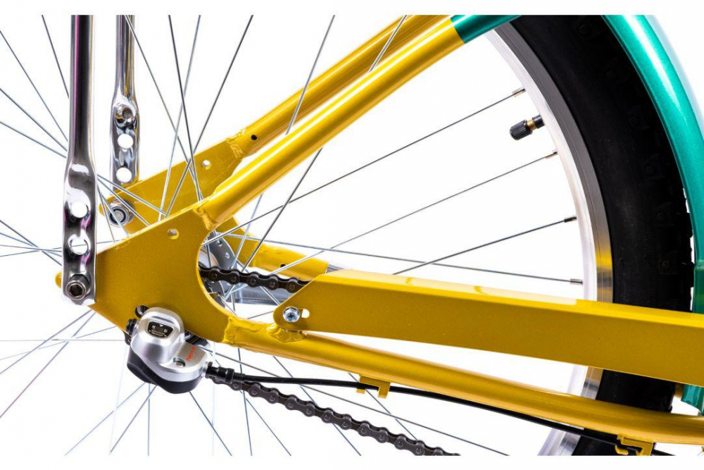 PEGAS STRADA 2 26'' ALUMINIU AURIU VERDE [2]