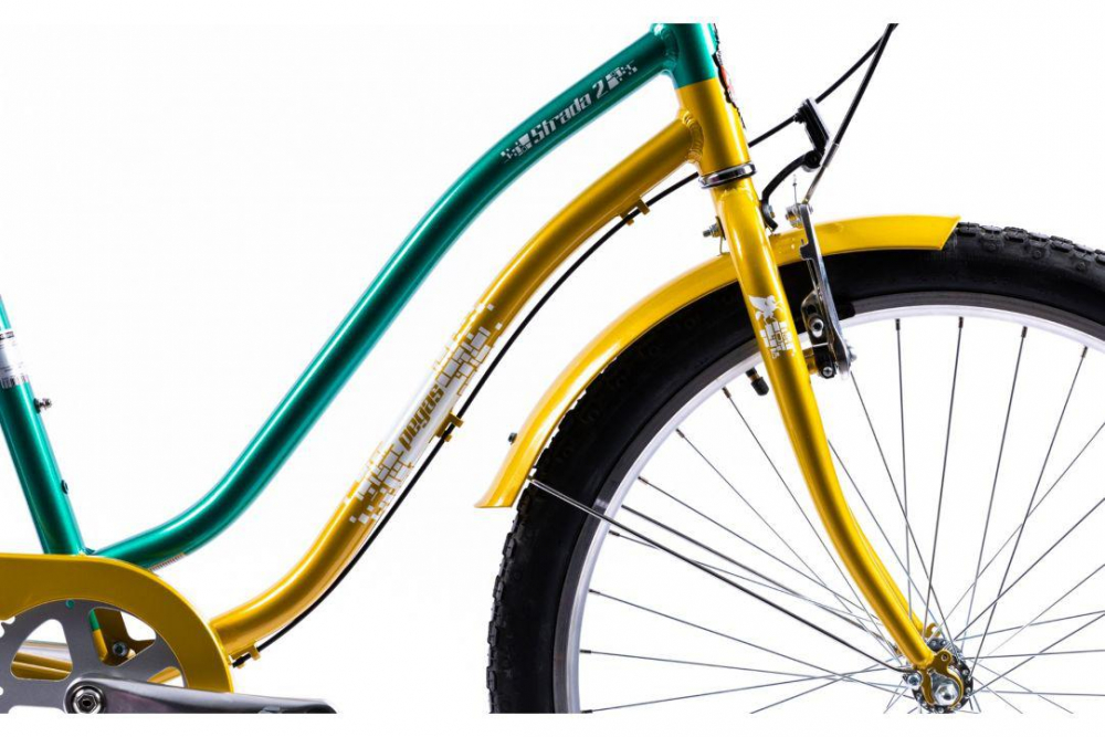 PEGAS STRADA 2 26'' ALUMINIU AURIU VERDE [4]