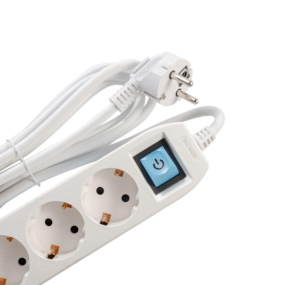 PRELUNGITOR SPACER SCHUKO x3 16A 4.5m WH [3]