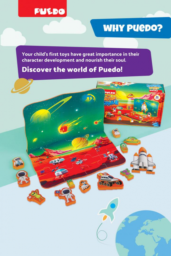 PUZZLE SPATIU COSMIC, 25 PIESE [6]