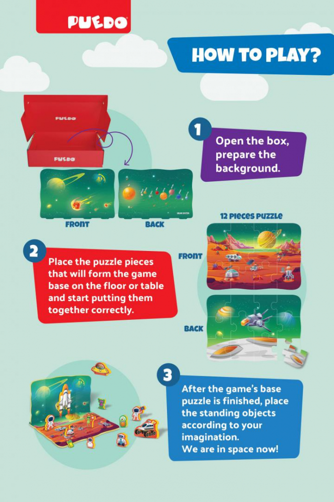 PUZZLE SPATIU COSMIC, 25 PIESE [5]