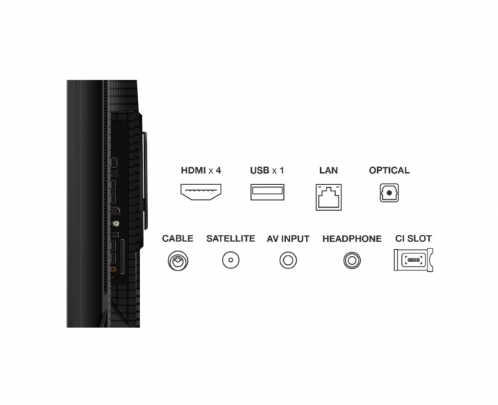 Qled TV 4K 75''(190cm) 144Hz TCL 75T8B ( [4]