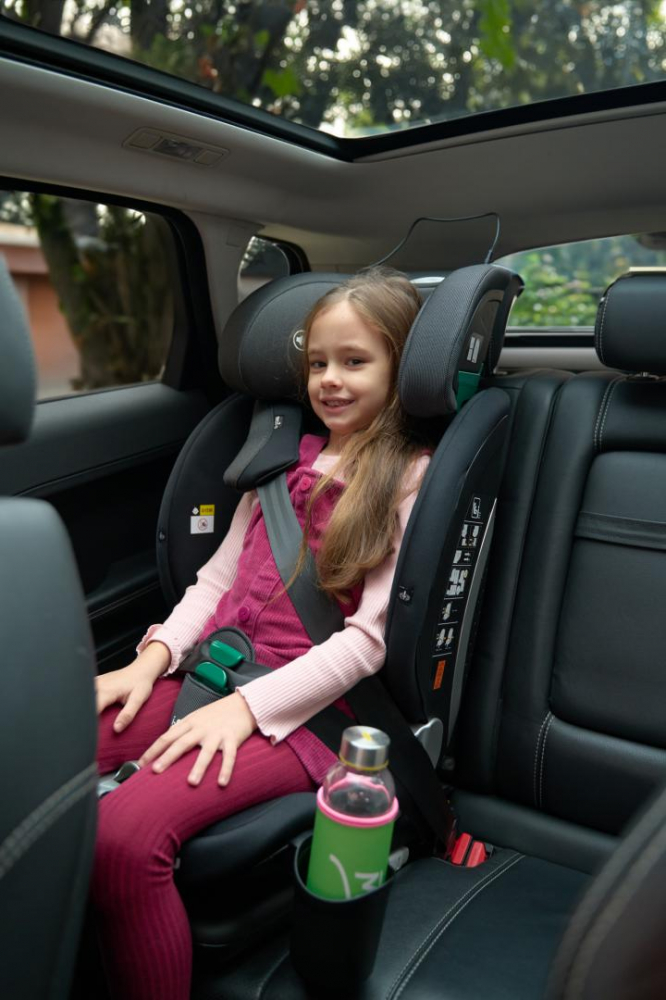 Scaun auto U-Grow,isofix,76-150 cm,negru [14]