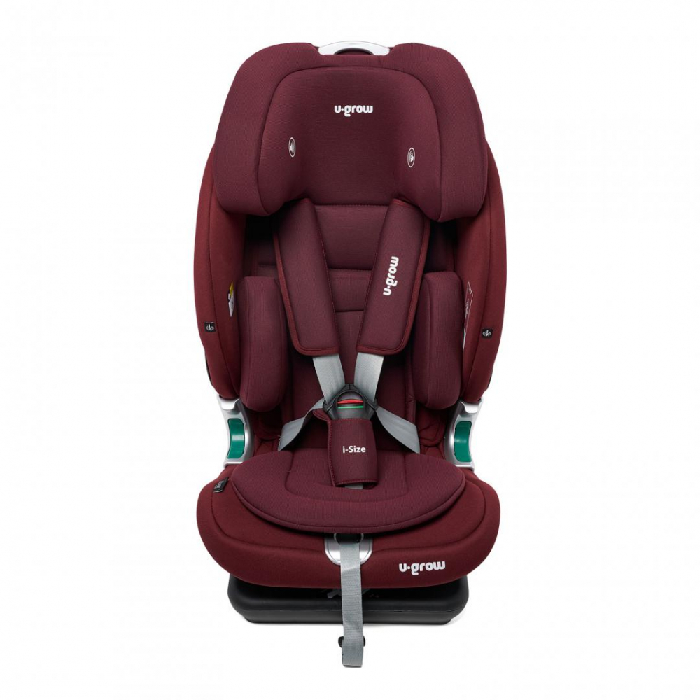 Scaun auto U-Grow,isofix,76-150 cm,rosu [2]