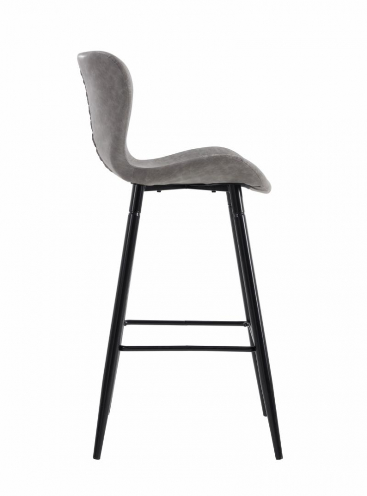 SET 2 SCAUNE DE BAR RETRO - LIGHT GREY [5]
